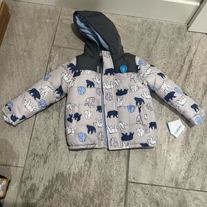 Carter's Blue and Gray Animal Print Jacket